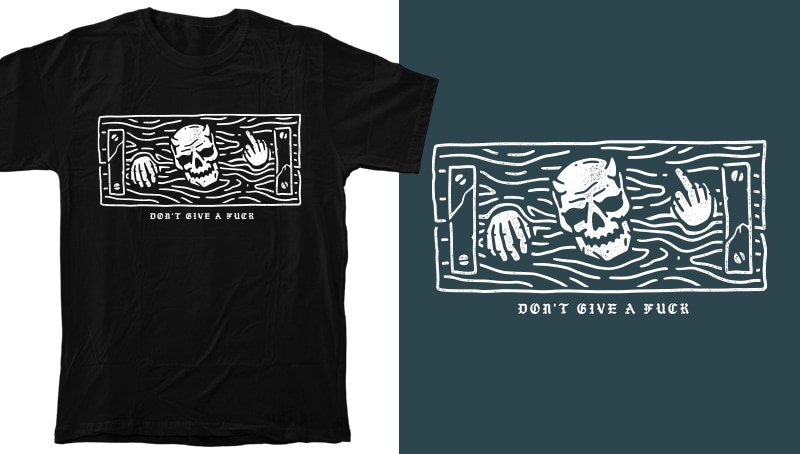 t-shirt vector 40 Skulls & Skeletons Design / Tattoo Art