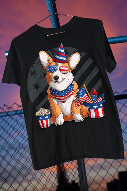 Patriotic / Memorial Day / 4th of July / Funny / America/ Fireworks / Cute Animals