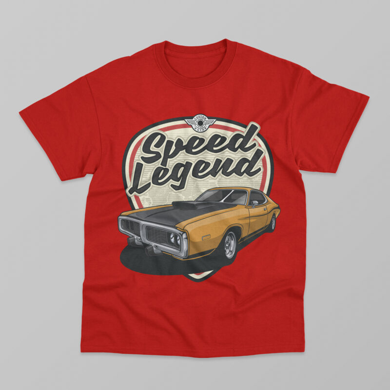 Classic car t-shirt design bundle collection vol. 5