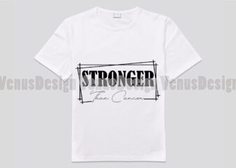 Stronger Than Cancer Editable Design