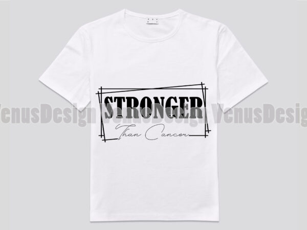 Stronger than cancer editable design