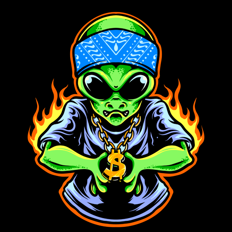 Alien hipster