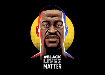 BLACK LIVES MATTER t shirt template