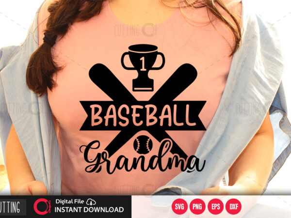 Baseball grandma svg design,cut file design