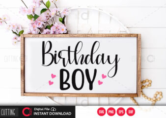 Birthday boy SVG DESIGN,CUT FILE DESIGN