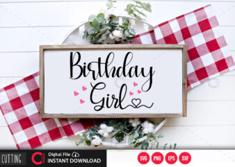 Birthday girls SVG DESIGN,CUT FILE DESIGN