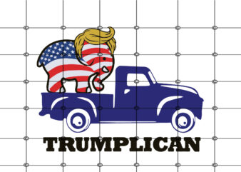 Trumplican 4th Of July Sublimation Svg File For Cricut, Independence Day Gift Idea t shirt designs for sale