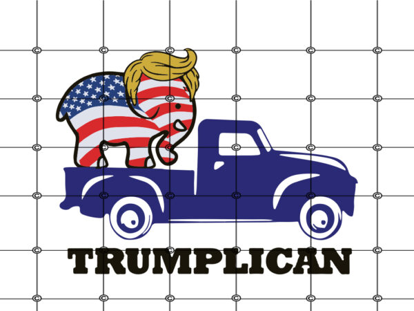 Trumplican 4th of july sublimation svg file for cricut, independence day gift idea t shirt designs for sale