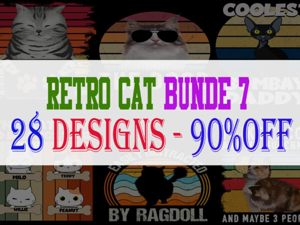 Download Cat Bundle Part 7 28 Design 90 Off Buy T Shirt Designs
