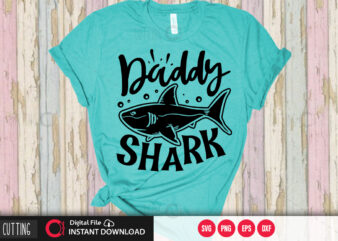 Daddy shark SVG DESIGN,CUT FILE DESIGN