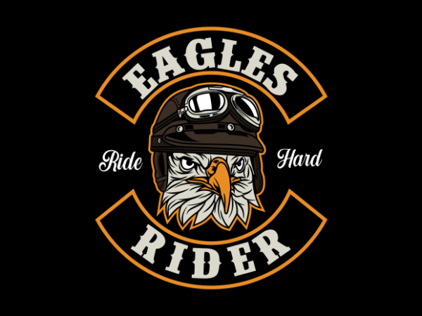 Eagles rider vector clipart