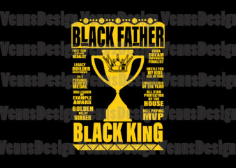 Black Fathers Prizes Funny Editable Tshirt Design