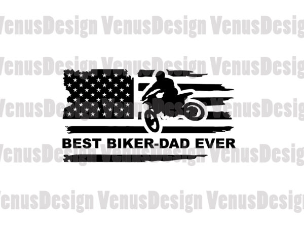 Best biker dad ever editable design