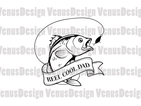 Reel cool dad editable design
