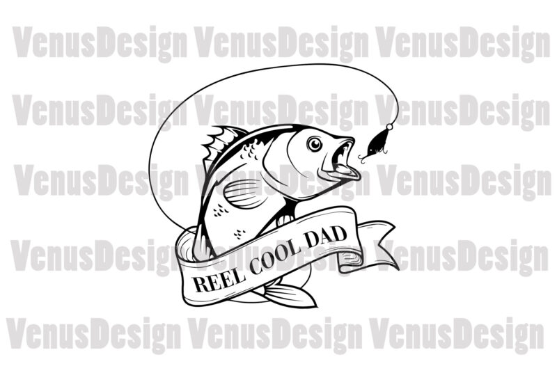 Reel Cool Dad Editable Design
