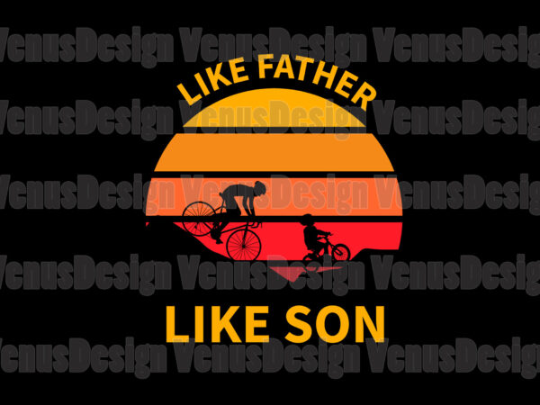Like father like son editable design