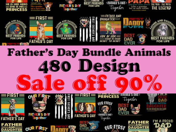 Father’s day bundle animals 480 design png, dad png, dog png, elephant png, lion png, llama png instant download