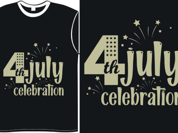 4th of july vector svg ai png print ready t shirt design