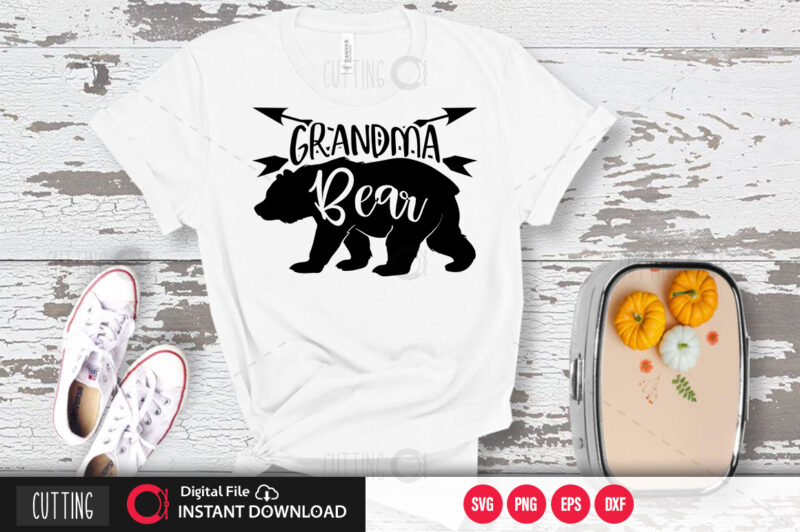 Grandma bear SVG DESIGN,CUT FILE DESIGN
