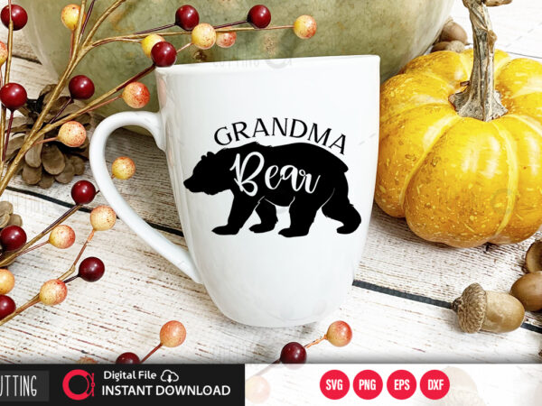Grandma bear svg design,cut file design Grandma bear svg design,cut file design