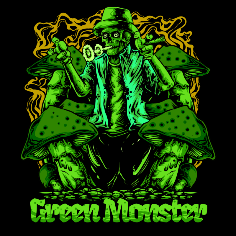 Green monster - Buy t-shirt designs
