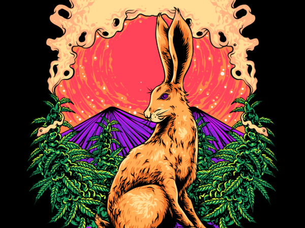 Holly rabbit graphic t shirt Holly rabbit graphic t shirt