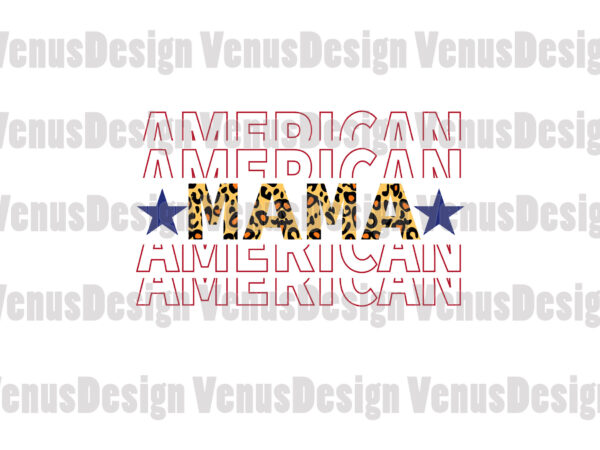 American mama editable design