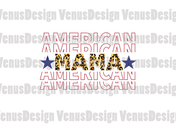 American mama editable design