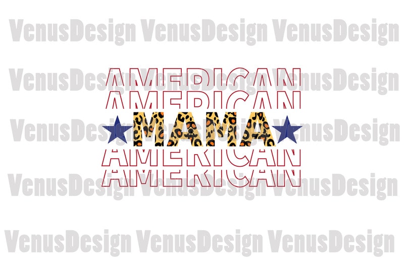 Free American mama editable design