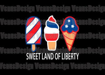 Sweet Land Of Liberty Patriotic Popsicle Editable Design