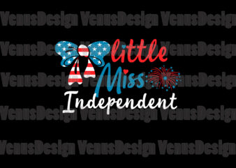 Little Miss Independent Editable Design