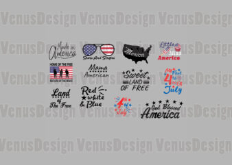 Best Selling 4th Of July Editable Designs