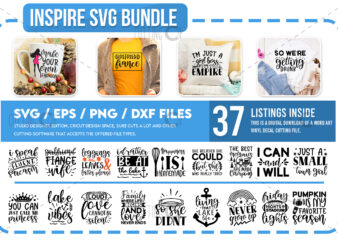 Inspire SVG bundle