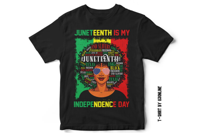 Juneteenth, BlackWomen, Juneteenth t-shirt design, end racism, Black freedom, Black Unity, Black women United, t-shirt design