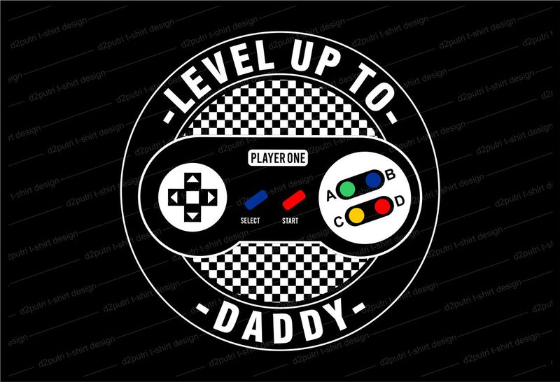 Free Father / dad funny quotes t shirt design svg , game t shirt design,level up,gamer, gaming,game,the best dad in the galaxy, best dad ever, father’s day, daddy, dad,father, typography design