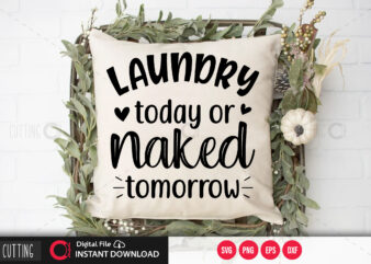 Laundry today or naked tomorrow SVG DESIGN,CUT FILE DESIGN