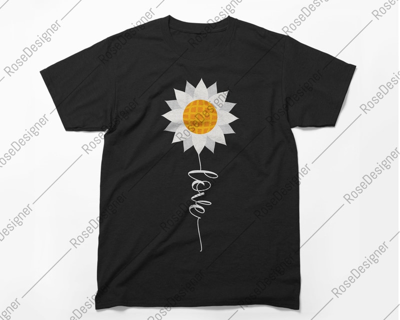 Nothing Flower T-shirt design vector – Vestock