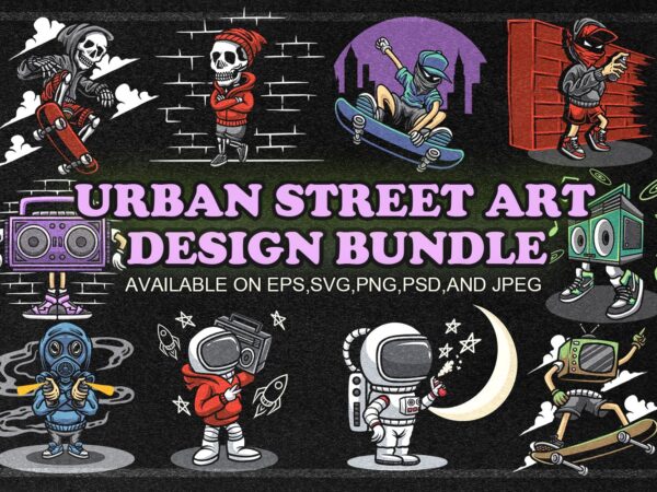 Urban street art design bundle