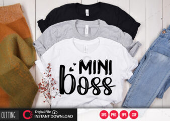 Mini boss SVG DESIGN,CUT FILE DESIGN