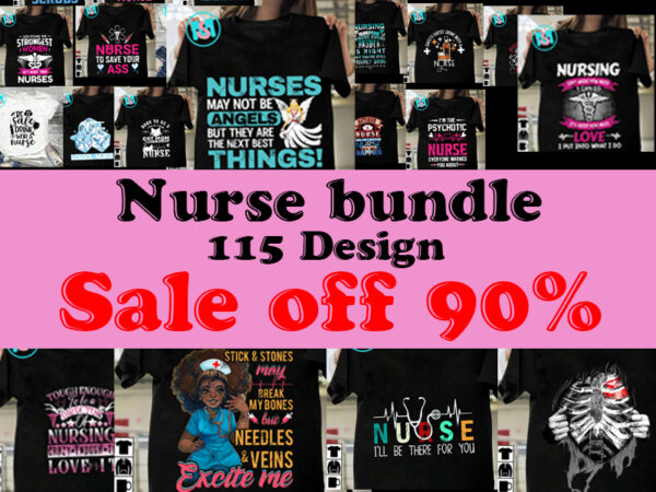 Nurse svg bundle design – nurse bundle svg file for cricut – nurse shirt svg bundle – popular nurse digital download