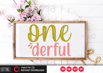 Onederful SVG DESIGN,CUT FILE DESIGN