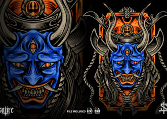 The Devil Samurai Japan t shirt designs for sale