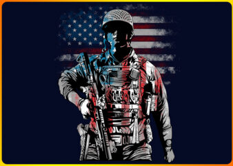 Patriot t shirt illustration