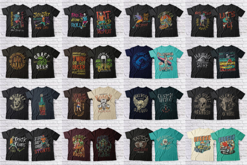 102 Editable t-shirts BUNDLE