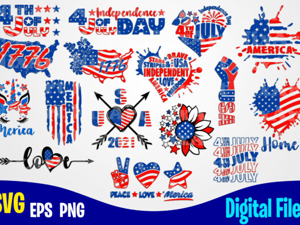 16 designs bundle 4th july, independence day, 4th of july svg, usa svg, usa flag, stars and stripes, patriotic, america, independence day design svg eps,