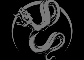 Snake Vector T-shirt Design