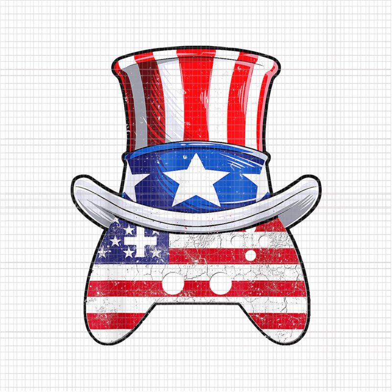 Game 4th Of July PNG, 4th Of July Patriotic American Flag Video Game, 4th Of July Game Flag, Game Flag vector, 4th of July vector