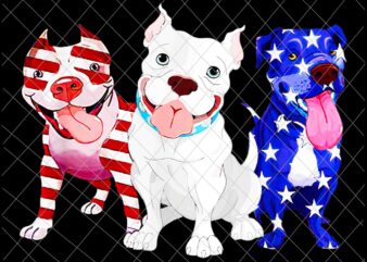 4th of July Pitbull Dog Flag USA Vector, Png Independence Day, US Flag, Patriotic, America vector