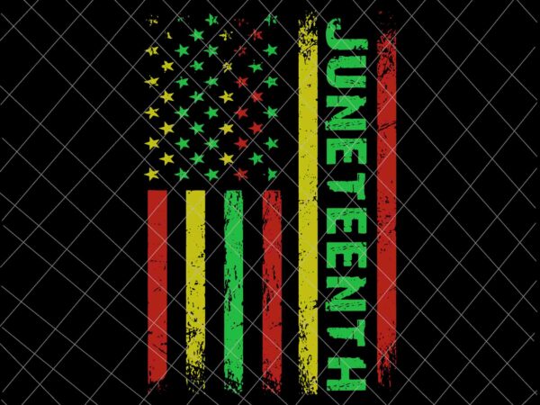 Juneteenth in a flag black history juneteenth svg, juneteenth svg, indepedence day svg, juneteenth 1865 svg vector clipart