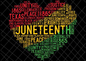 Juneteenth Heart Black History Afro American African Freedom Svg, Black African Flag Pride Fist Svg, Indepedence Day Svg